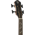 Michael Kelly Dragonfly 4 Port Fretless Acoustic-Electric Bass Guitar, Java
