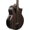 Michael Kelly Dragonfly 4 Port Acoustic-Electric Bass Guitar, Java