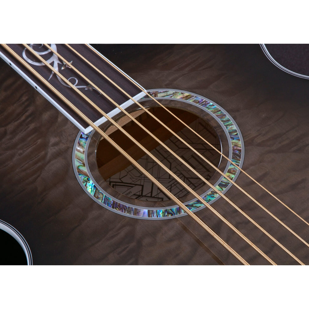 Michael Kelly Dragonfly 5-String Fretless Acoustic-Electric Bass Guitar, Java