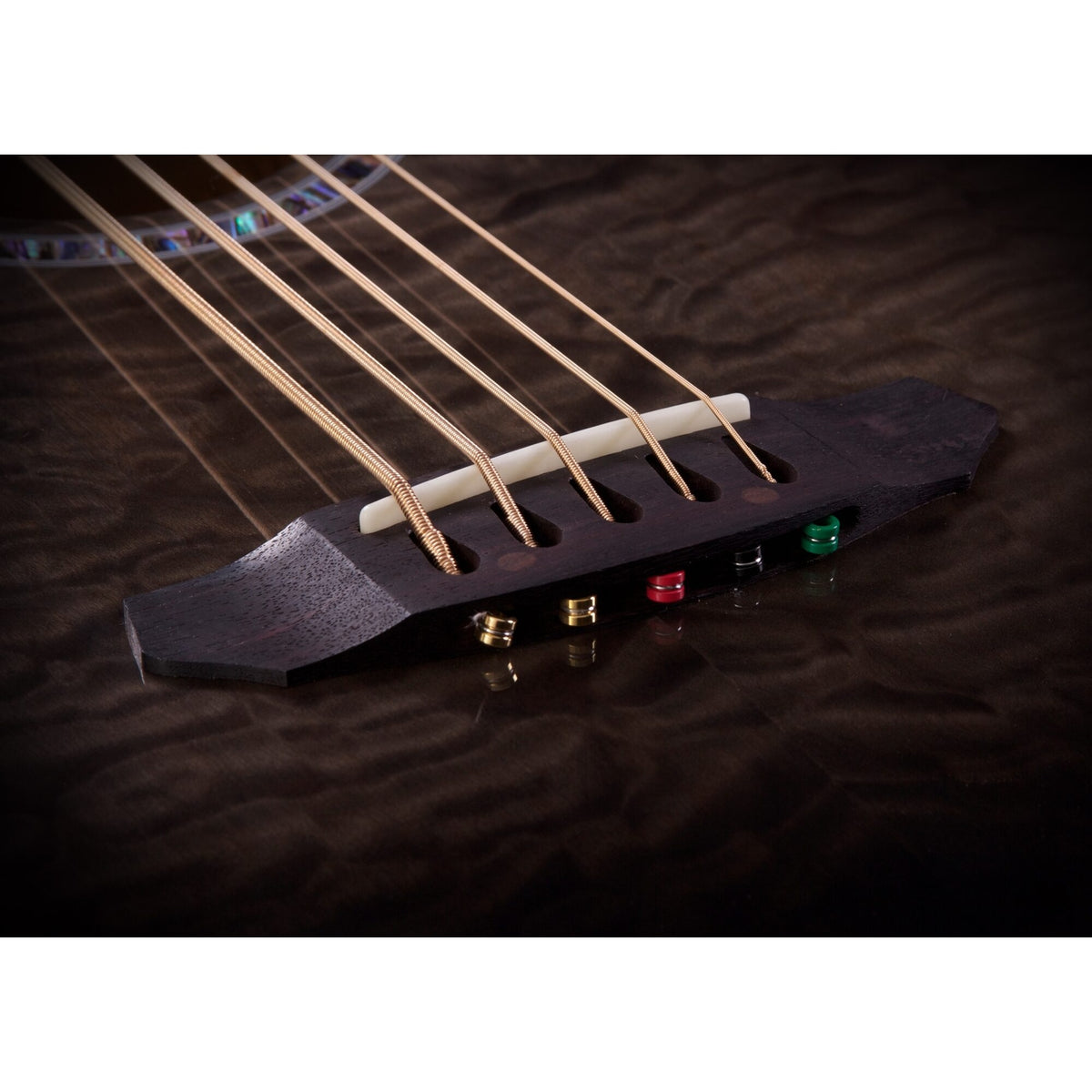 Michael Kelly Dragonfly 5-String Acoustic-Electric Bass Guitar, Smoke Burst