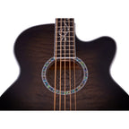 Michael Kelly Dragonfly 5-String Acoustic-Electric Bass Guitar, Smoke Burst