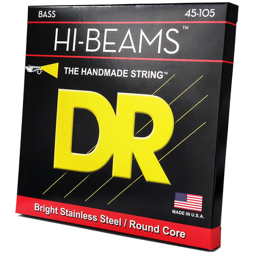DR Strings MR-45 Hi-Beam Medium Electric Bass Strings, 45-105, Image 2