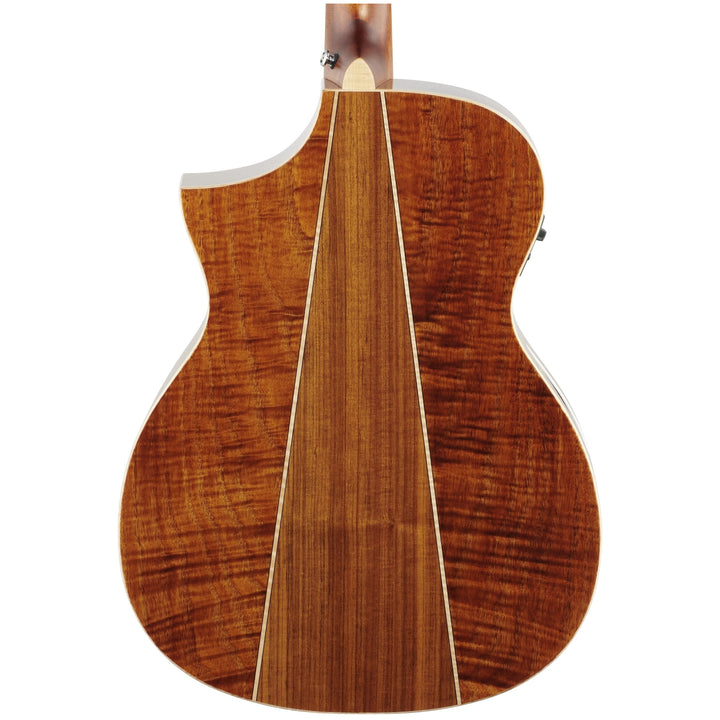 Michael Kelly Triad Port Acoustic-Electric Guitar, Natural, with Hard Case