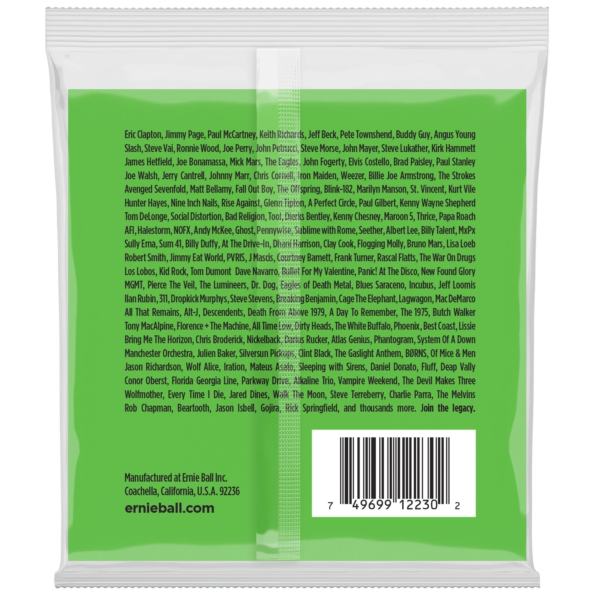 Ernie Ball Slinky Nickel Wound 12-String 8-40 Electric Guitar Strings