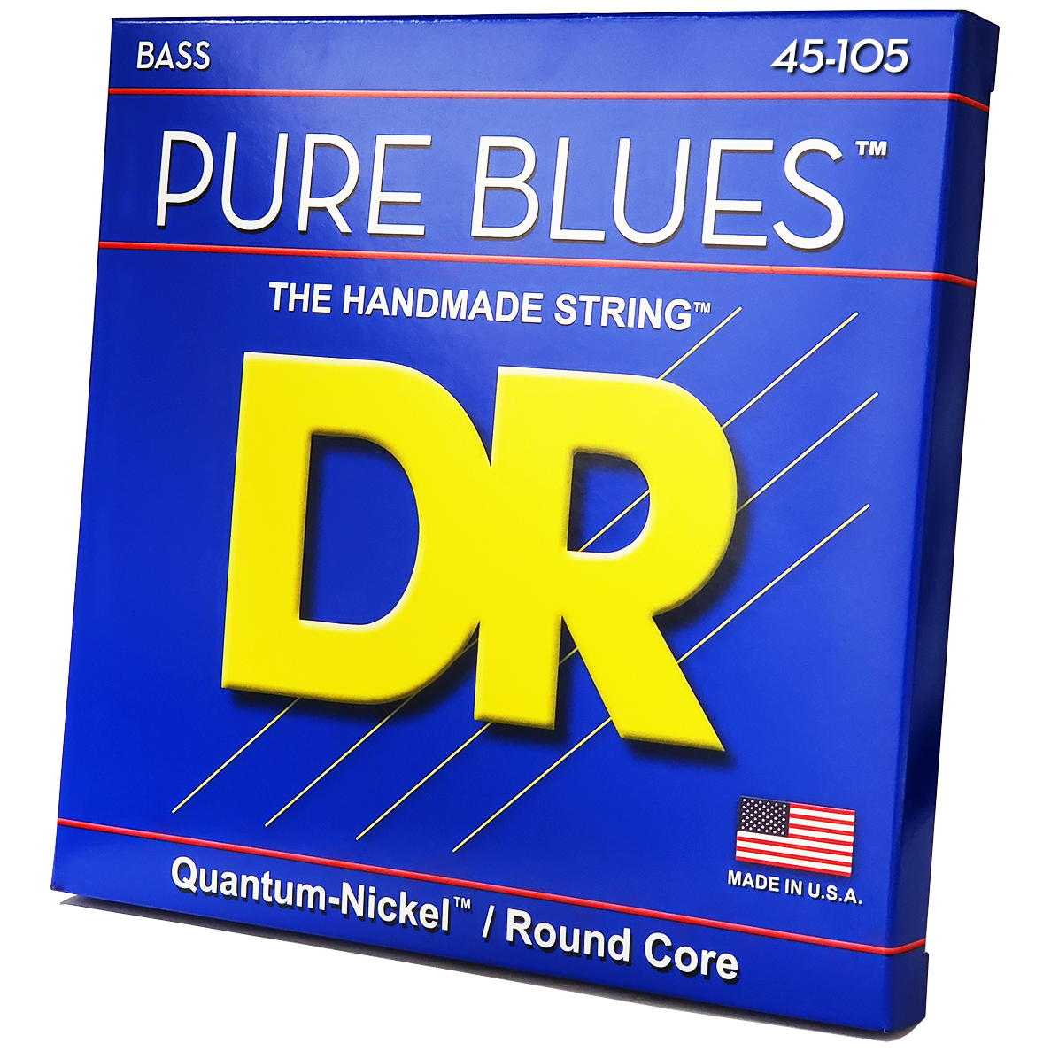 DR Strings PB-45 Pure Blues Electric Bass Strings, 45-105, Image 2