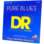 DR Strings PHR-11 Pure Blues Nickel Heavy Electric Guitar Strings, 11-50, Image 2