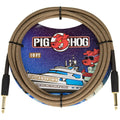 Pig Hog Instrument Cable, Straight-to-Straight, 10 Foot, Tuscan Brown