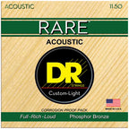 DR Strings RPML-11 Rare Medium Lite Acoustic Guitar Strings, 11-50, Main
