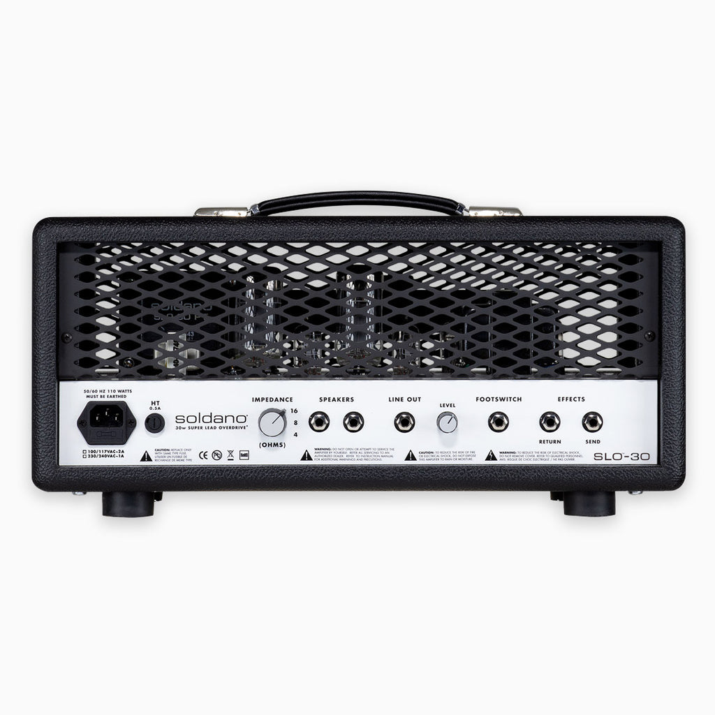 Soldano SLO-30 Guitar Amplifier Head, Black - 4