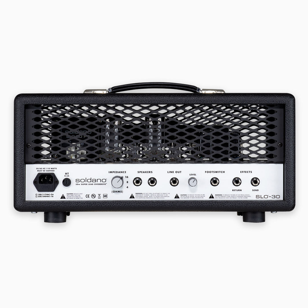 Soldano SLO-30 Guitar Amplifier Head, Black - 4
