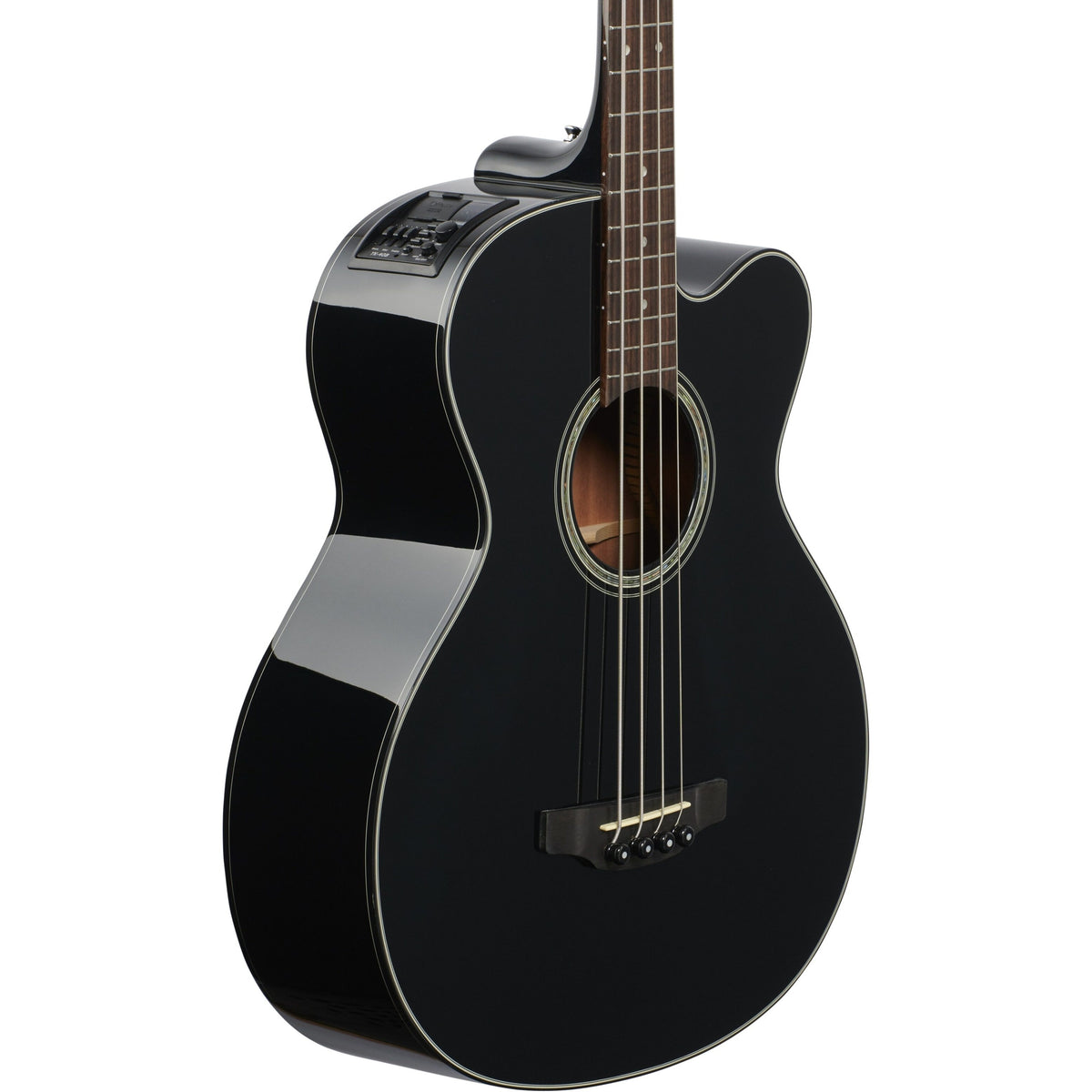 Takamine GB-30CE Acoustic-Electric Bass, Black