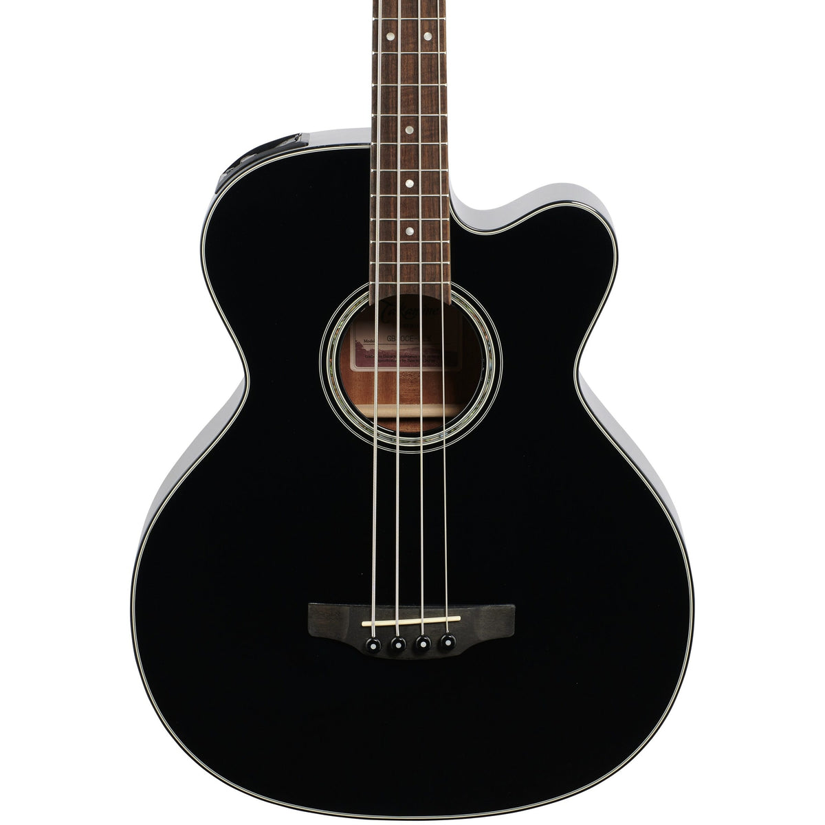 Takamine GB-30CE Acoustic-Electric Bass, Black