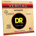 DR Strings VTA-11 Veritas Medium Light Acoustic Guitar Strings, 11-50, Image 3