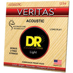 DR Strings VTA-12 Veritas Medium Acoustic Guitar Strings, 12-54, Image 2
