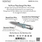 DR Strings VTE-10 Veritas Medium Electric Guitar Strings, 10-46, Main