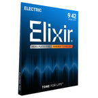 Elixir Nanoweb Nickel-Plated Steel Super Light Electric Guitar Strings, 09-42