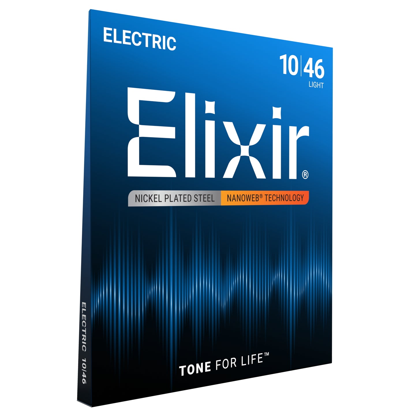 Elixir Nanoweb Nickel-Plated Steel Light Electric Guitar Strings, 10-46