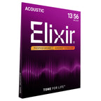 Elixir Nanoweb Phosphor Bronze Medium Acoustic Guitar Strings, 13-56