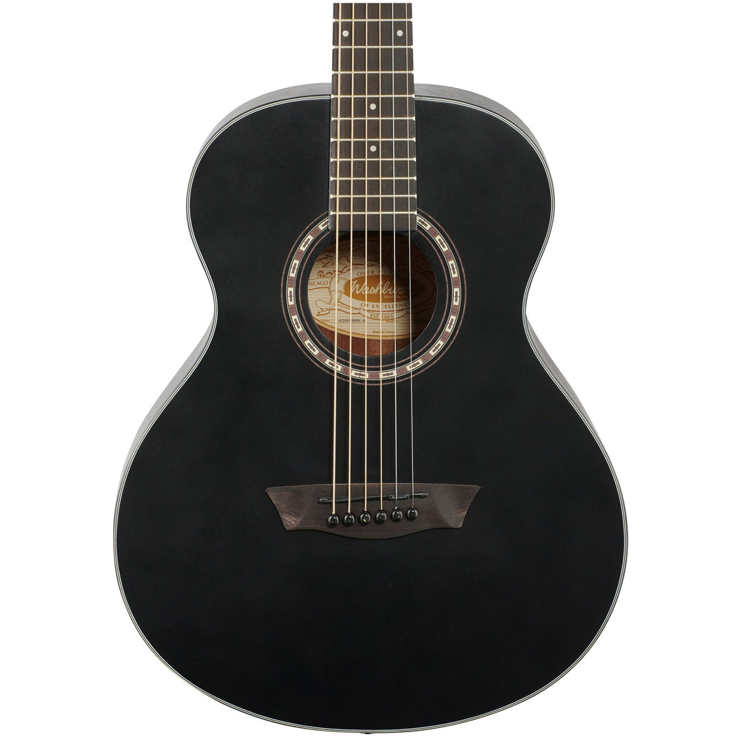Washburn Apprentice G Mini5 Black Matte Acoustic Guitar - 1