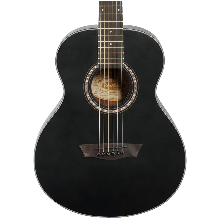 Washburn Apprentice G Mini5 Black Matte Acoustic Guitar - 1