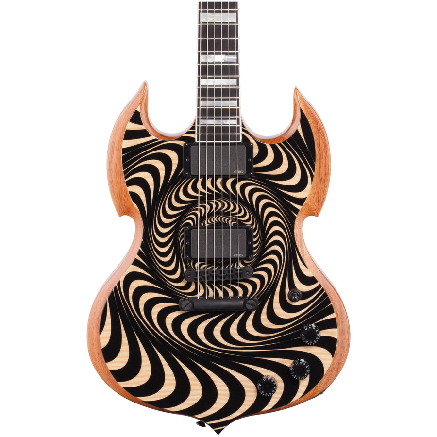 Wylde Audio Barbarian Psychic Bullseye Rawtop Electric Guitar Body