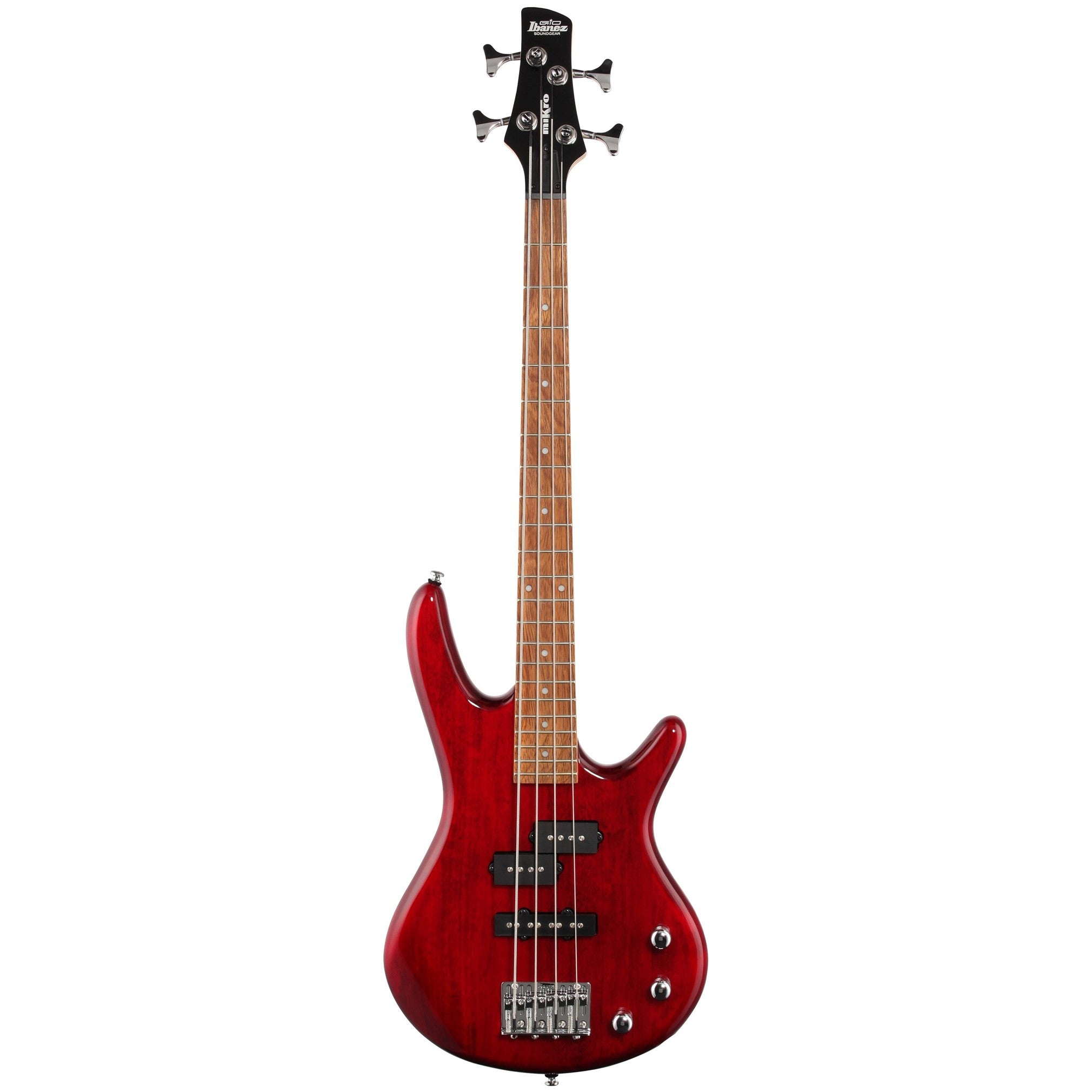 Ibanez GSRM20 Mikro Electric Bass, Transparent Red