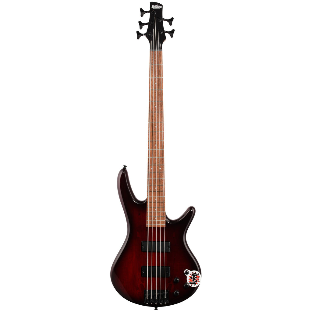 Ibanez GSR205 5-String Electric Bass, Charcoal Brown