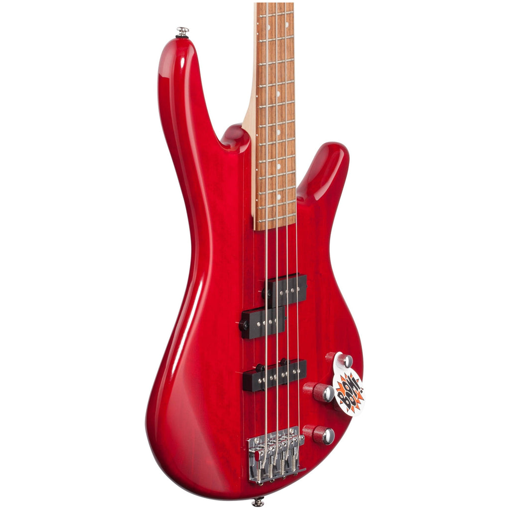 Ibanez GSR200 Electric Bass, Transparent Red