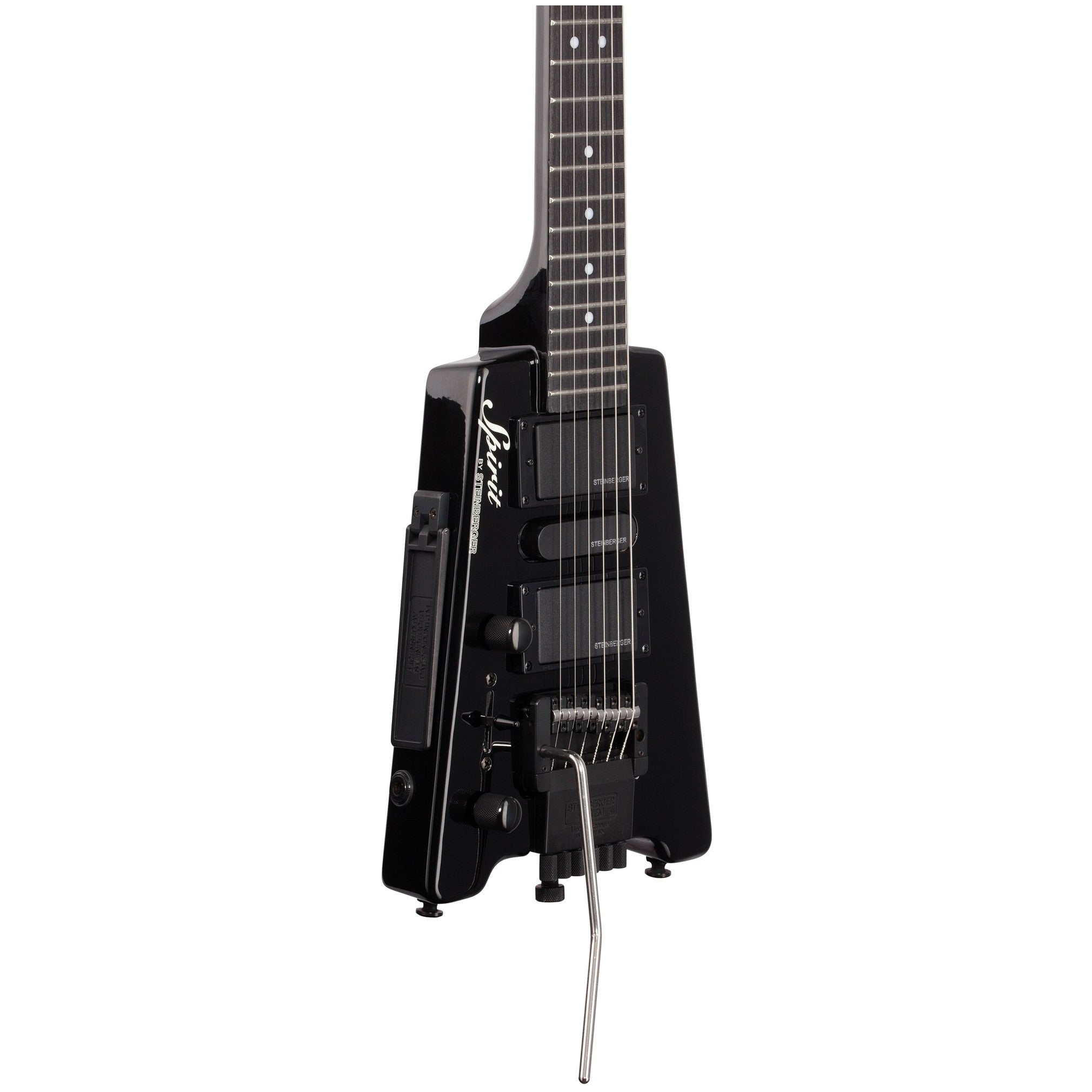 Steinberger Spirit GT PRO Deluxe Left-Handed Electric Guitar, Black - 3