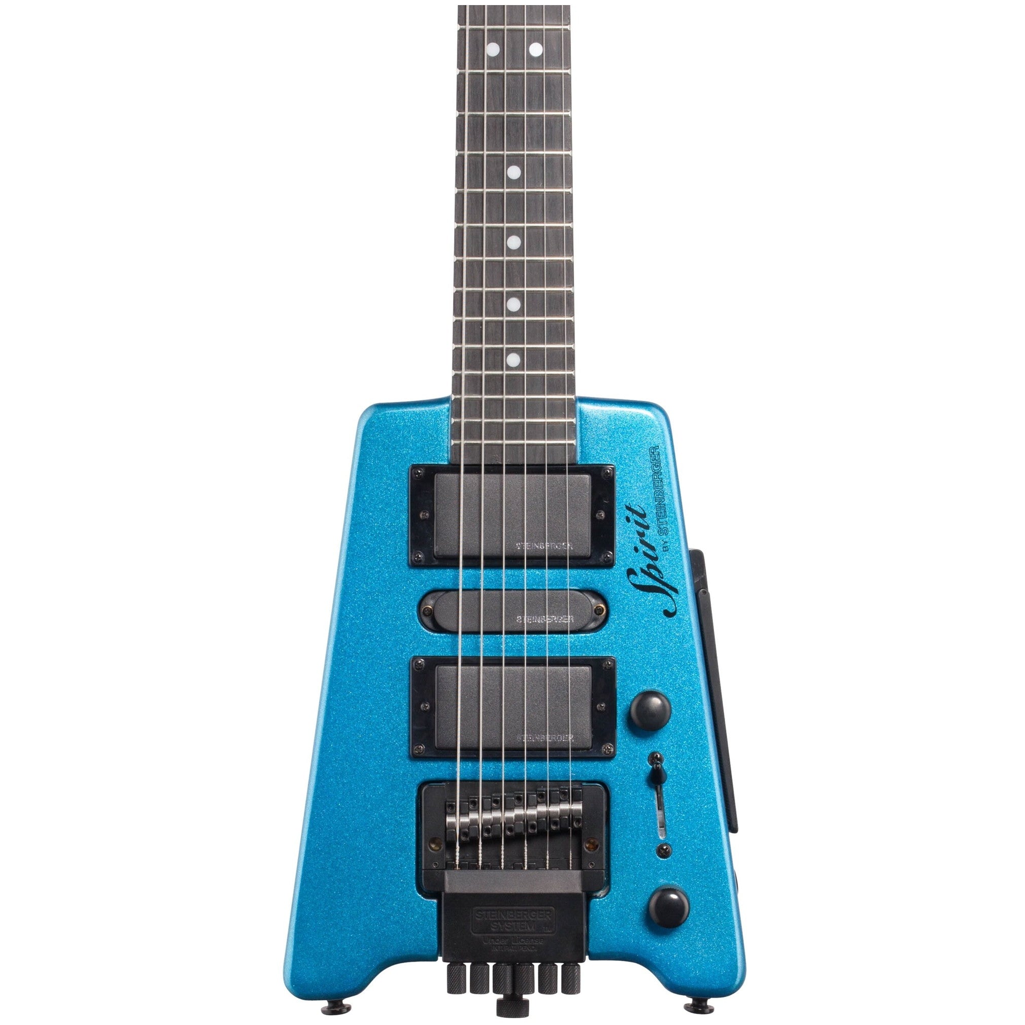 Steinberger Spirit GT Pro Deluxe Electric Guitar, Frost Blue - 1