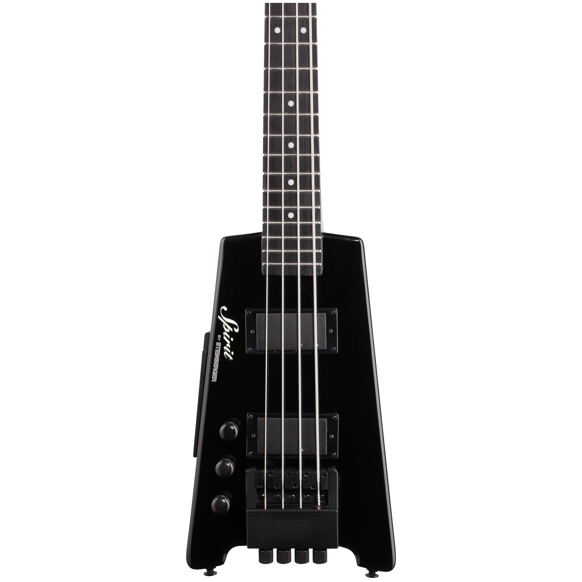 Steinberger Spirit XT-2 Standard Left-Handed Electric Bass, Black - 1