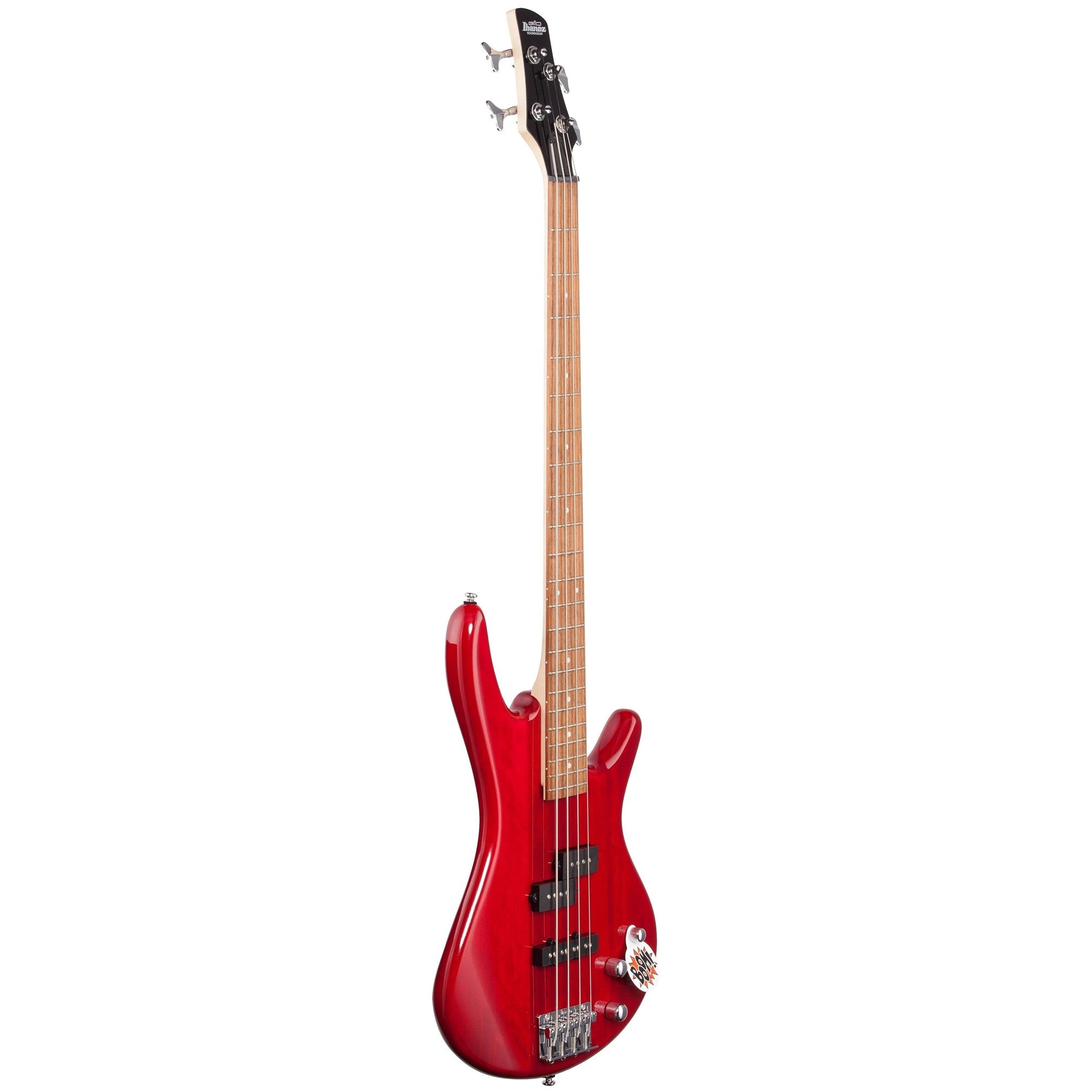 Ibanez GSR200 Electric Bass, Transparent Red