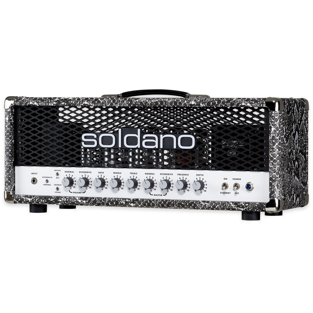 Soldano SLO-100 Guitar Amplifier Head, Snakeskin - 2