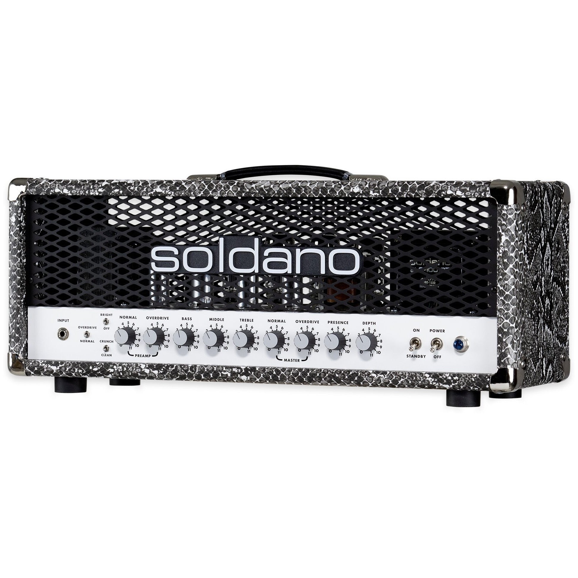 Soldano SLO-100 Guitar Amplifier Head, Snakeskin - 2