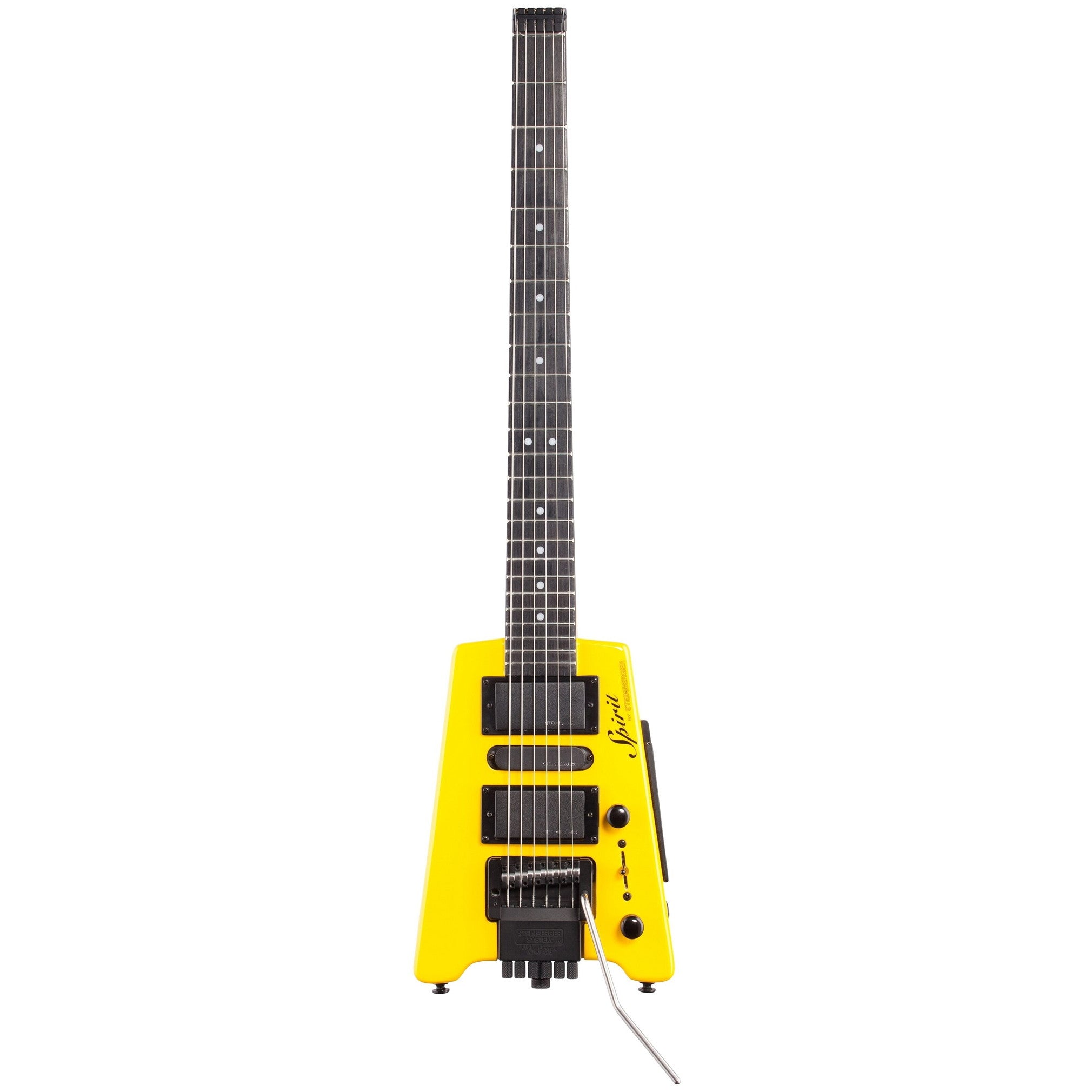 Steinberger Spirit GT Pro Deluxe Electric Guitar, Hot Rod Yellow - 2
