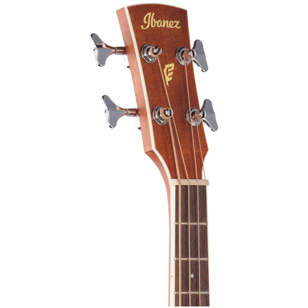 Ibanez PNB14E Performance Parlor Acoustic-Electric Bass Guitar, Open Pore Natural