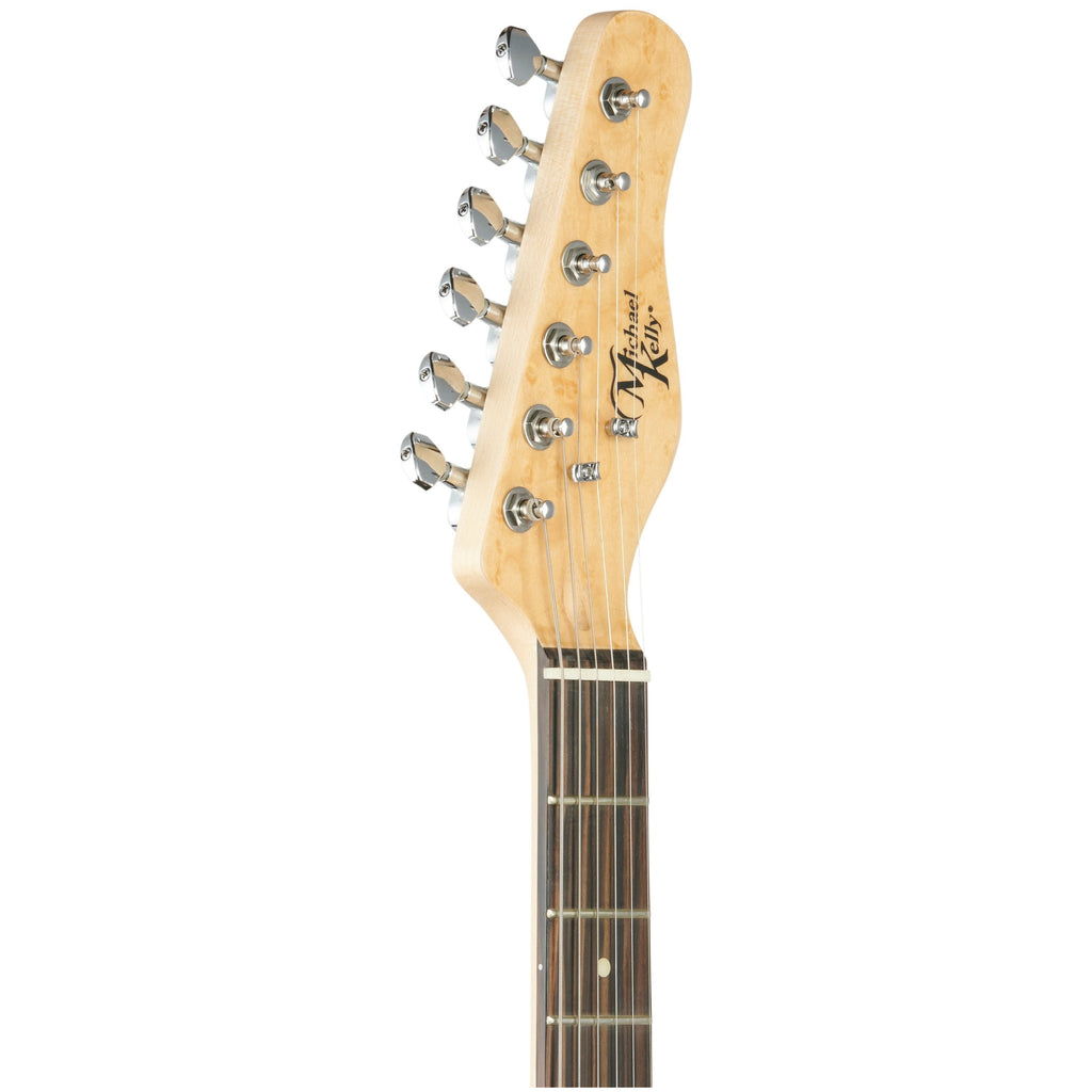 Michael Kelly 53DB Electric Guitar, Dark Tiger Foots Eye