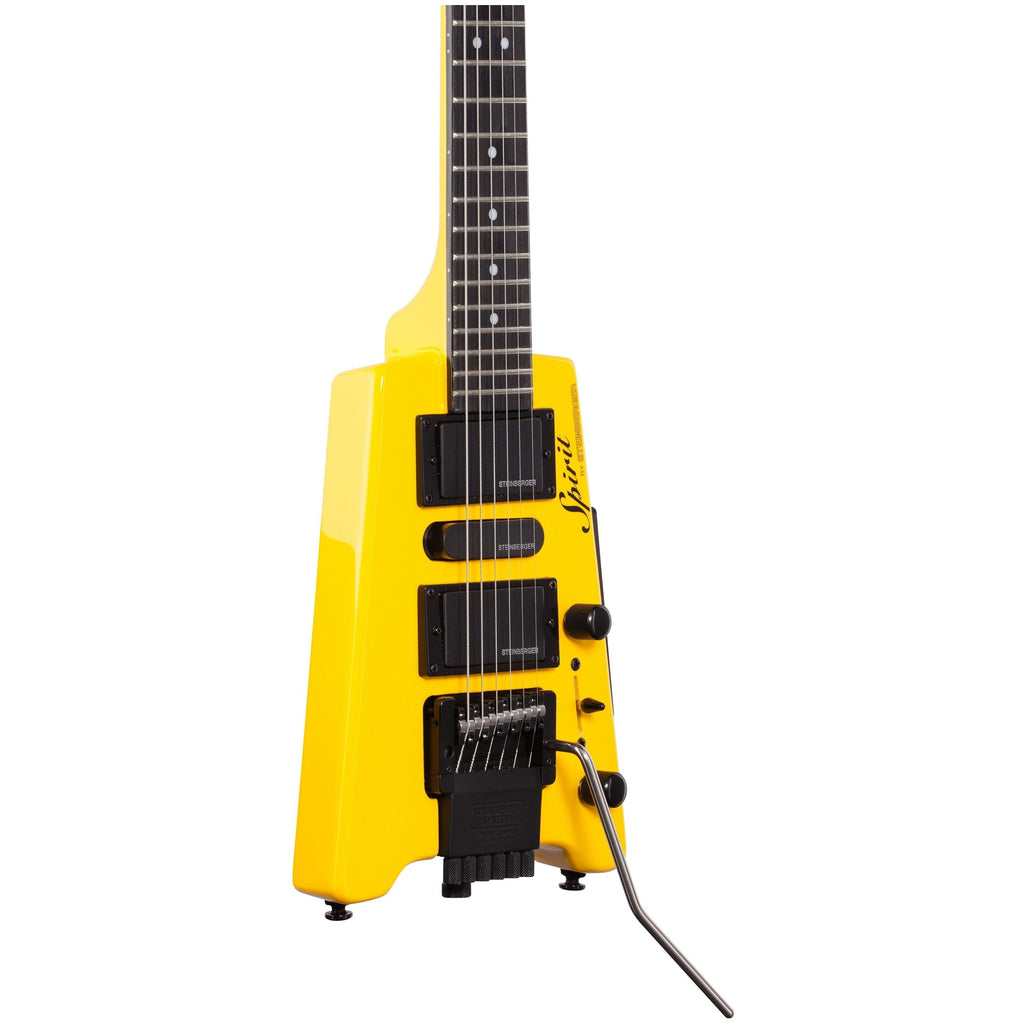 Steinberger Spirit GT Pro Deluxe Electric Guitar, Hot Rod Yellow - 3