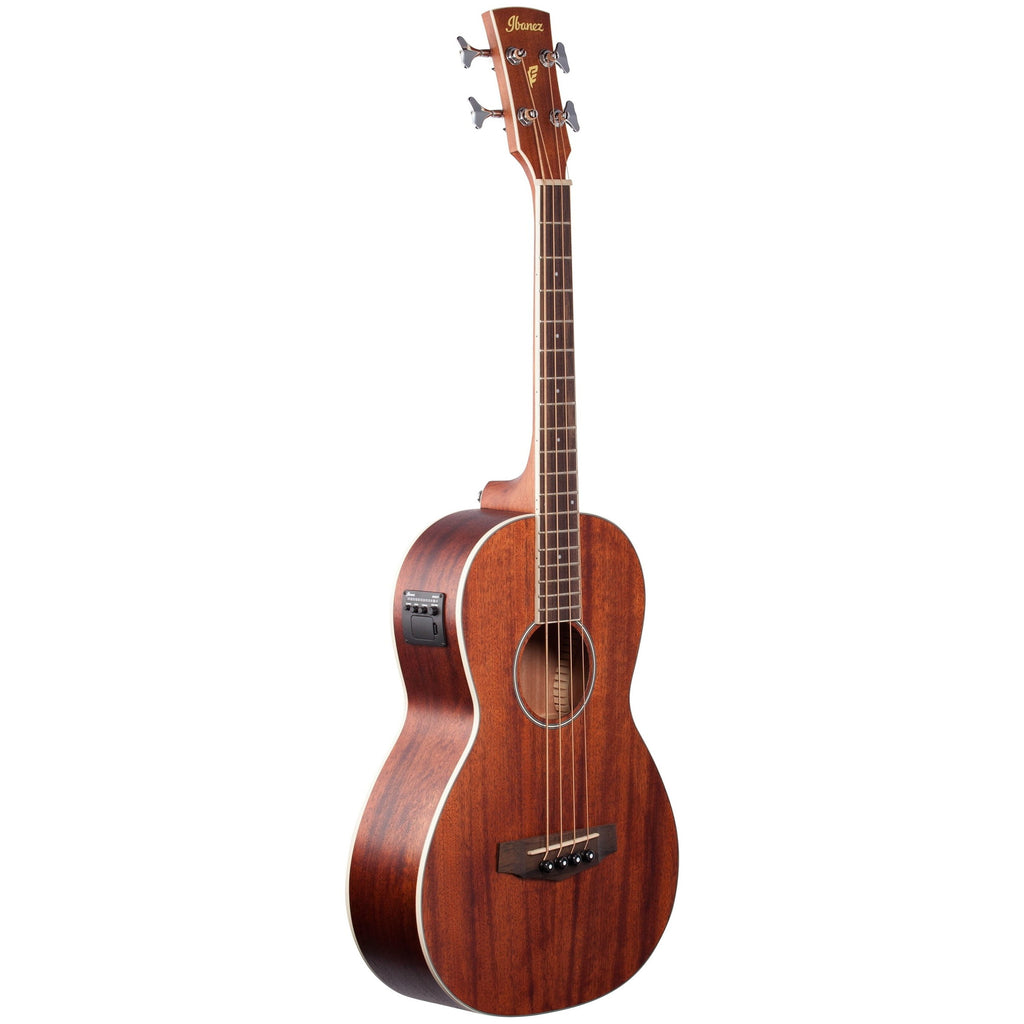 Ibanez PNB14E Performance Parlor Acoustic-Electric Bass Guitar, Open Pore Natural