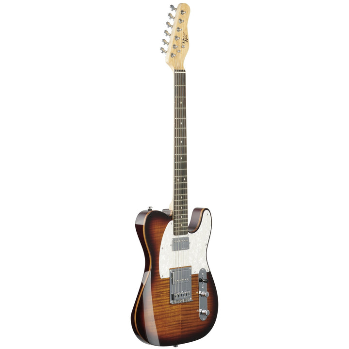 Michael Kelly 53DB Electric Guitar, Dark Tiger Foots Eye