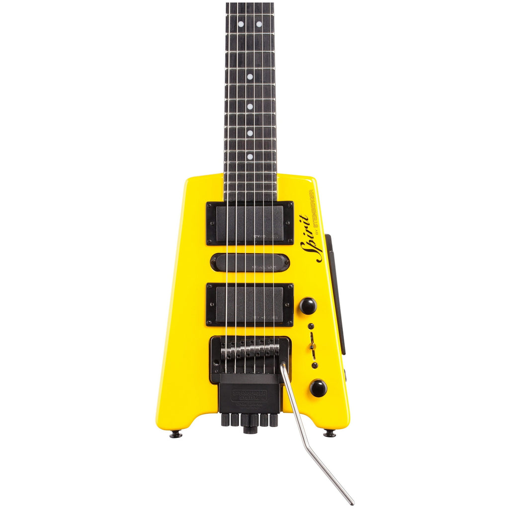 Steinberger Spirit GT Pro Deluxe Electric Guitar, Hot Rod Yellow - 1