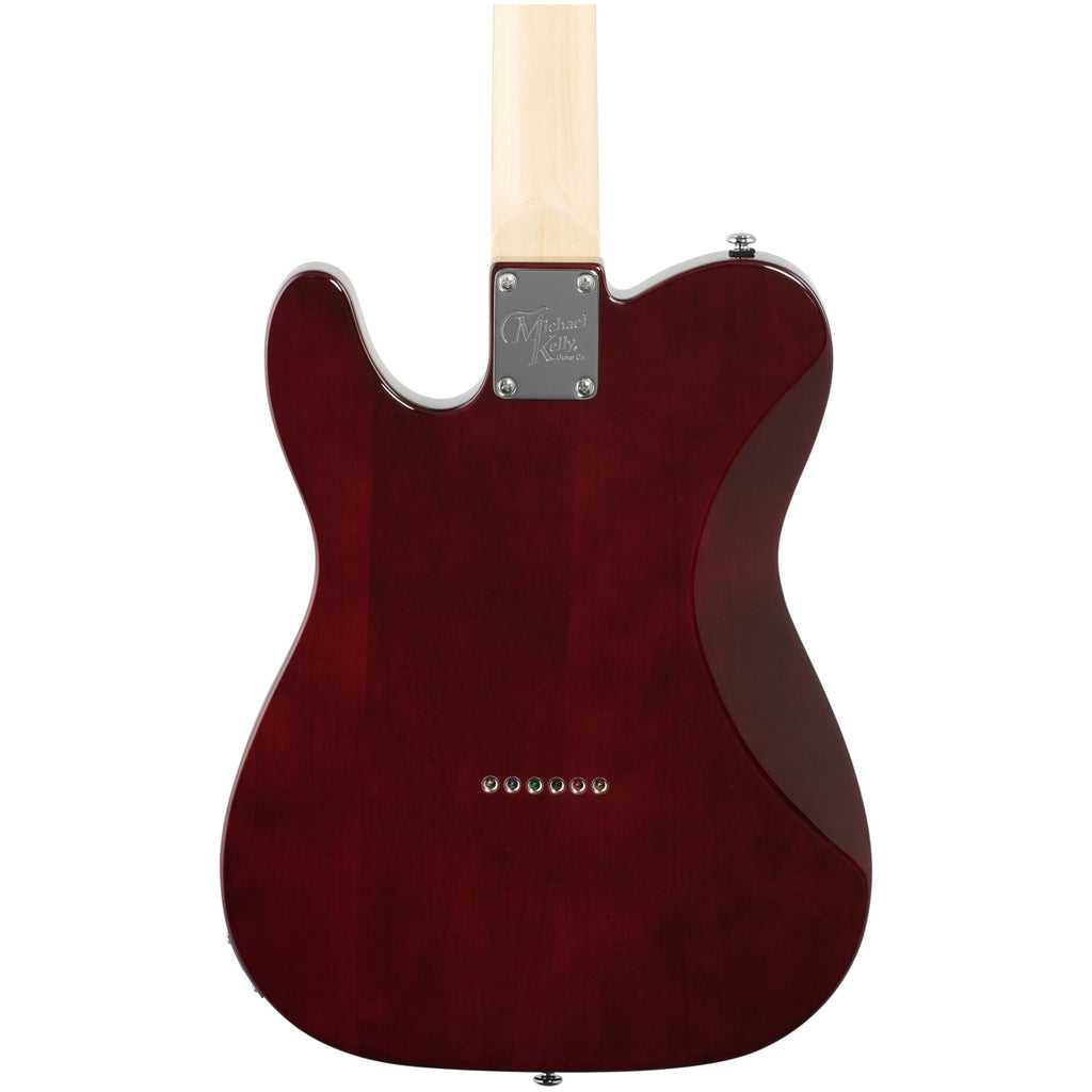 Michael Kelly 53DB Electric Guitar, Dark Tiger Foots Eye