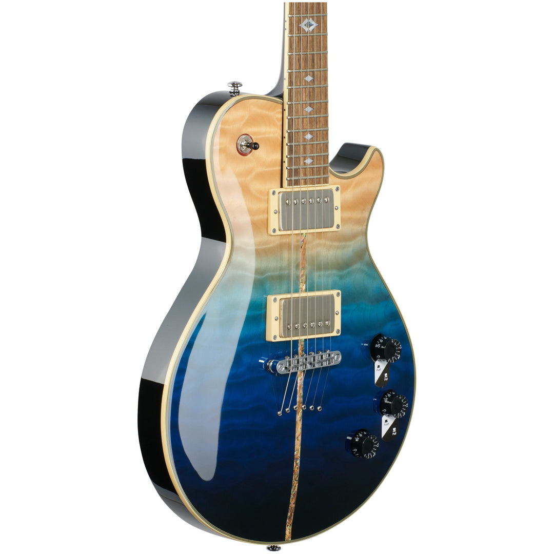 Michael Kelly Mod Shop Patriot Instinct Electric Guitar, Blue Fade