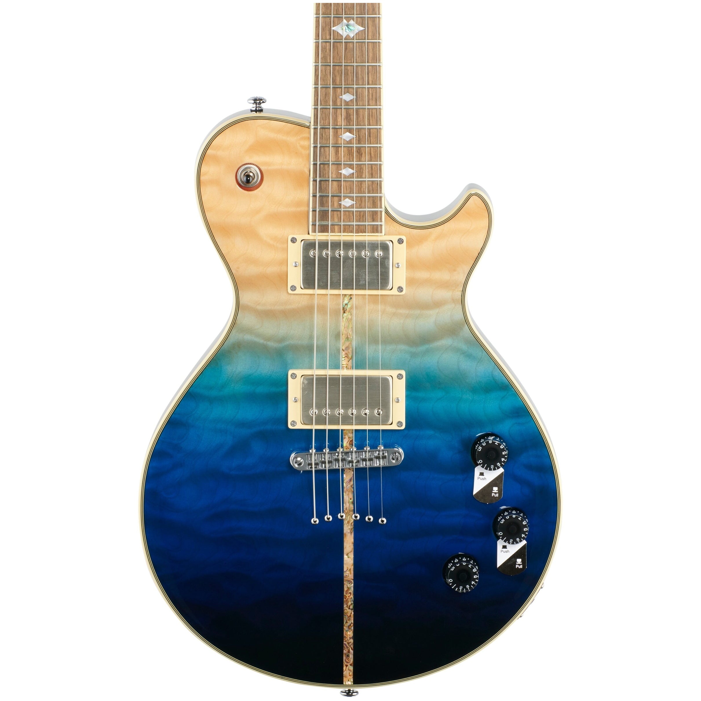 Michael Kelly Mod Shop Patriot Instinct Electric Guitar, Blue Fade, Open Box (Very Good)
