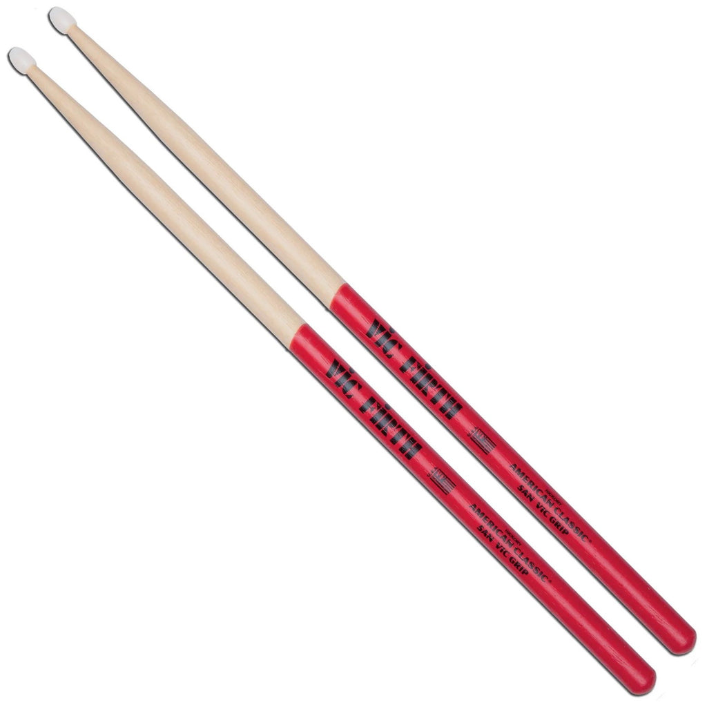 Vic Firth American Classic 5A Nylon Tip Vic Grip Drum Sticks