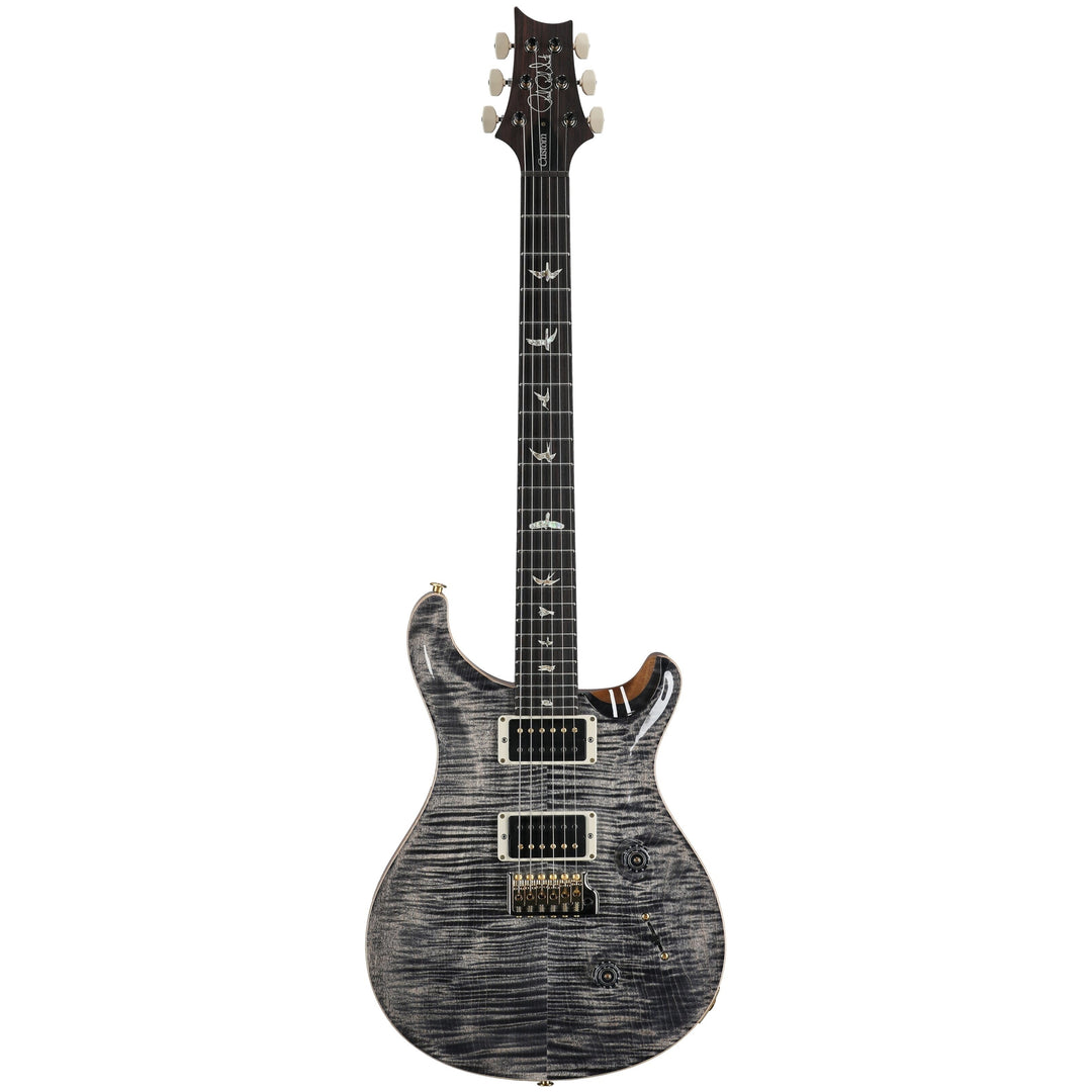 PRS Paul Reed Smith Custom 24 Electric Guitar, Charcoal Burst, Pattern Thin, 10 Top