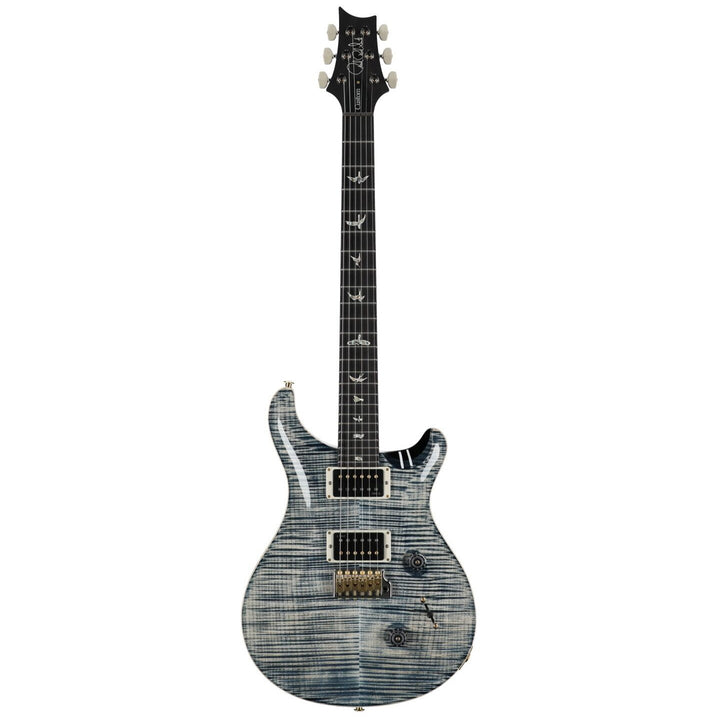 PRS Paul Reed Smith Custom 24 Electric Guitar, Faded Whale Blue, Pattern Thin, 10 Top