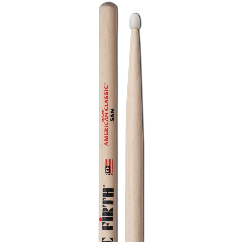 Vic Firth American Classic 5A Nylon Tip Drum Sticks, 3 Pair