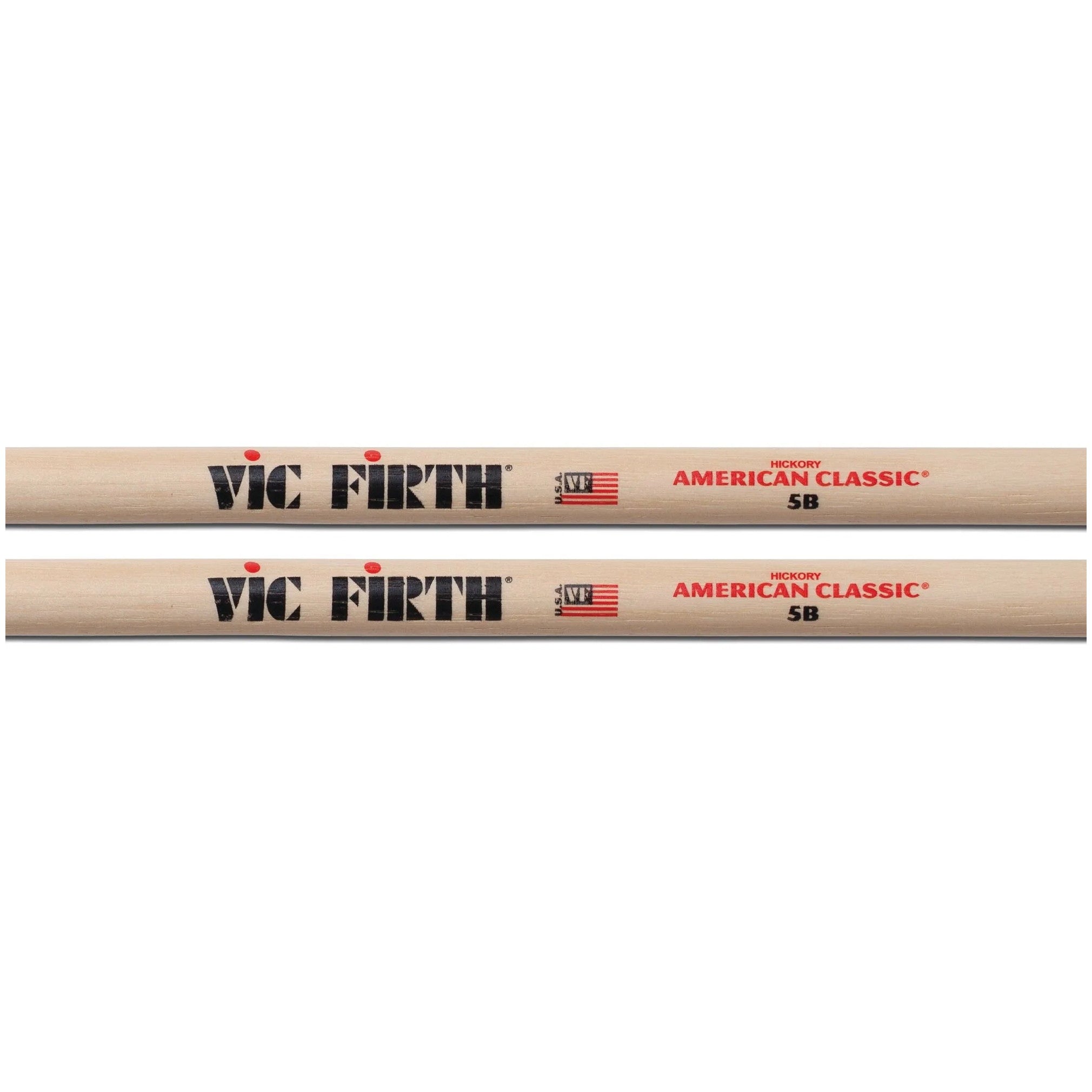 Vic Firth American Classic 5B Wood Tip Drum Sticks