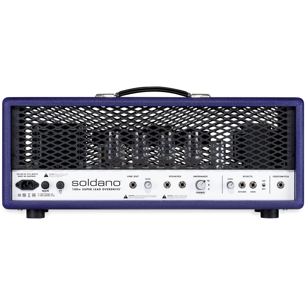 Soldano SLO-100 Guitar Amplifier Head, Purple - 4